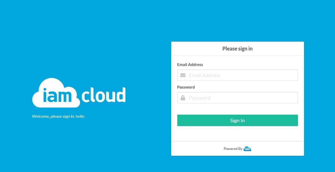 IAM Cloud SSO redesign mock up