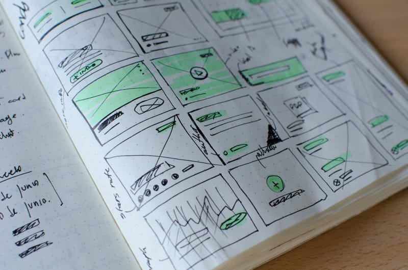 User interface sketches